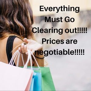 Everything MUST GO! CLEARING OUT THIS WEEK! Negotiate your price!!!
